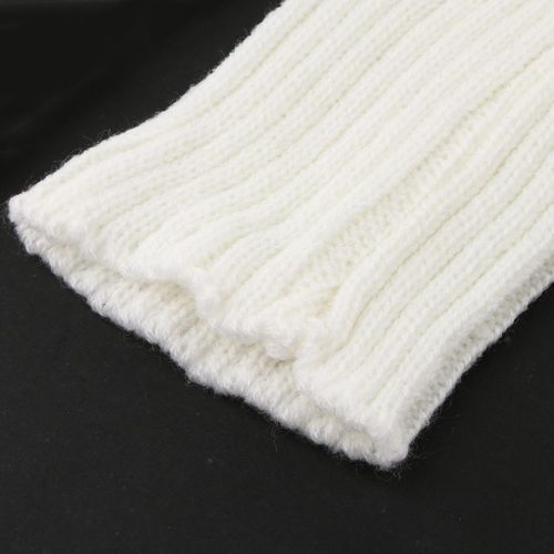 2Pairs Ladies Winter Cable Knit Leg Warmer Crochet High Heel Boots