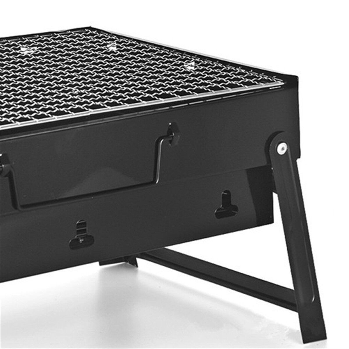 Folding Iron BBQ Grill Charcoal Barbecue Outdoor Household Camping Party Picnic