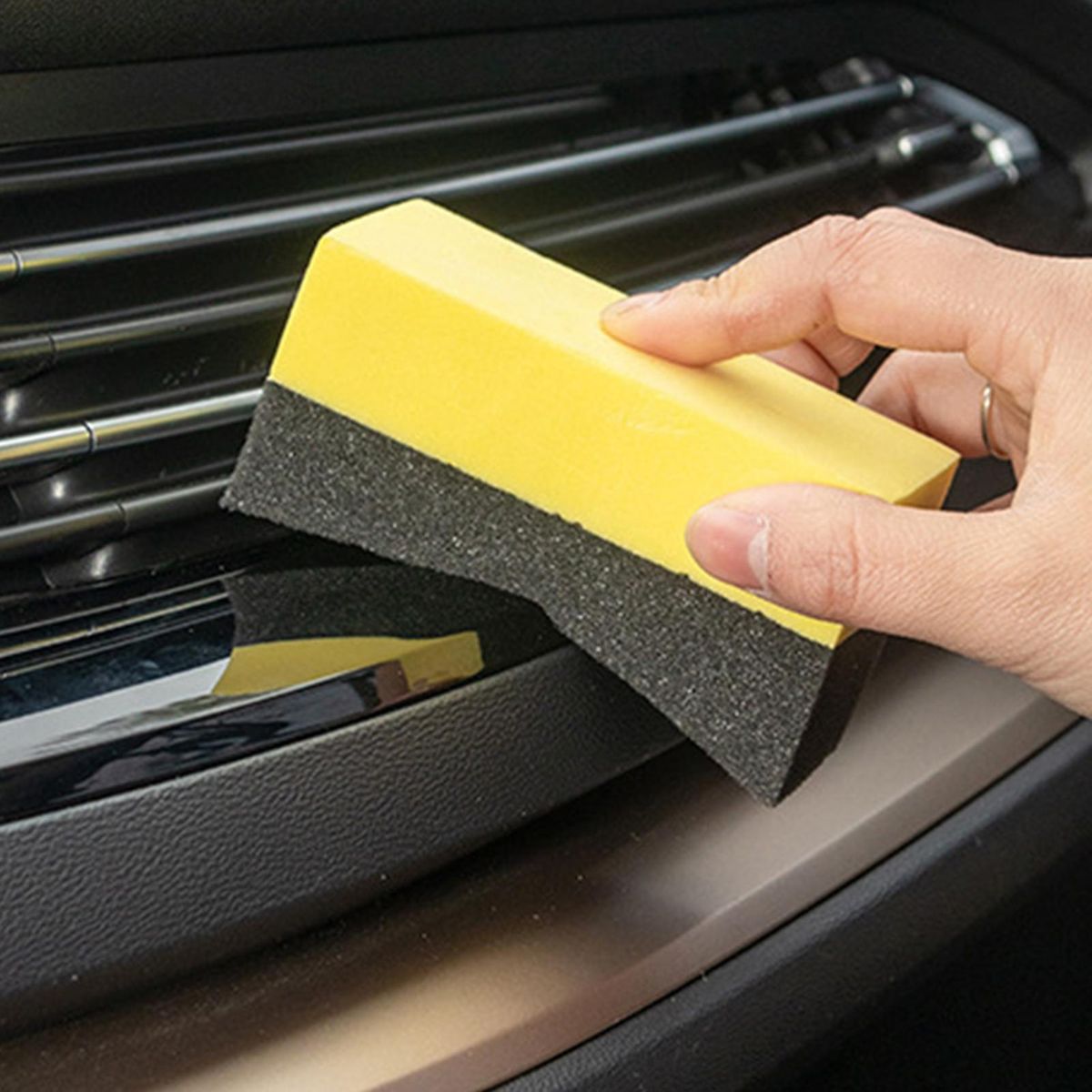 2Pcs Sponge Cleaner Car Washer Dust Cleaner Sponge