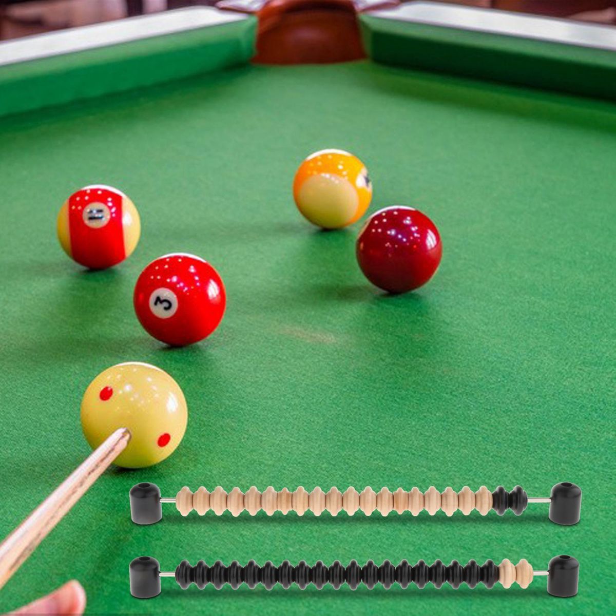1 Pair Wood Shuffleboard Score Keeper Abacus Scoring Unit