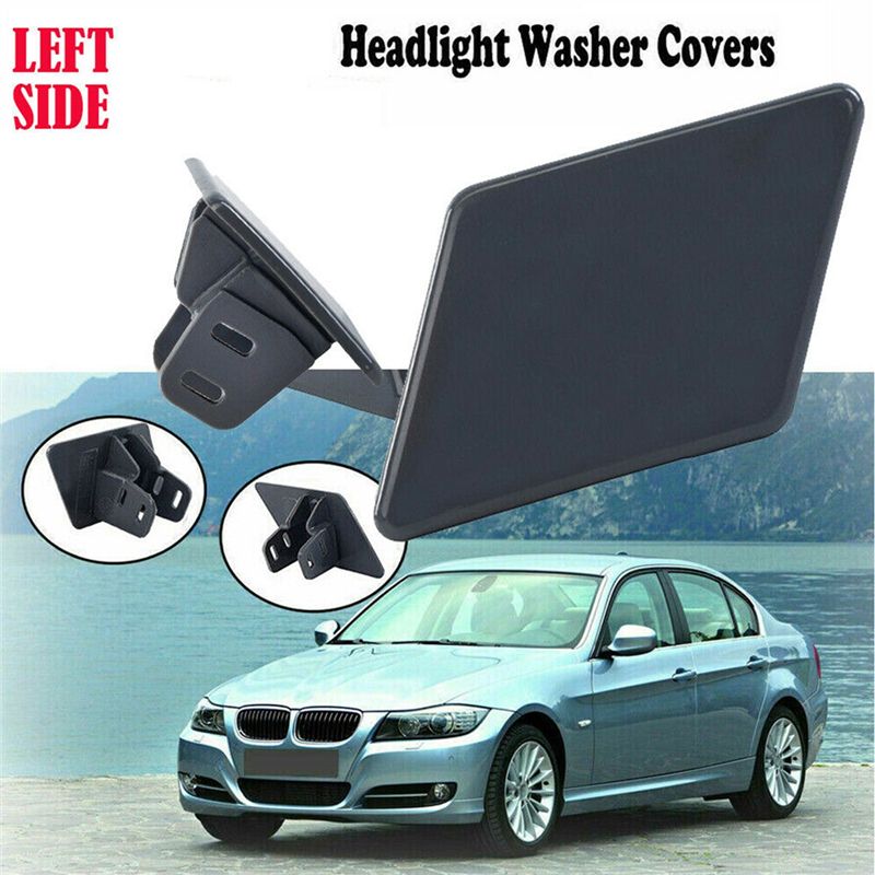 Front Left Right Headlight Washer Nozzle Cap Cover for -BMW