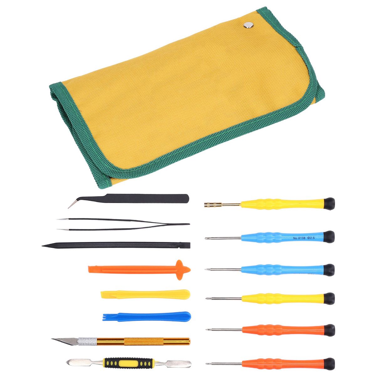Phone Repair Tools Kit ABS Alloy Steel 14 In 1 Screwdriver