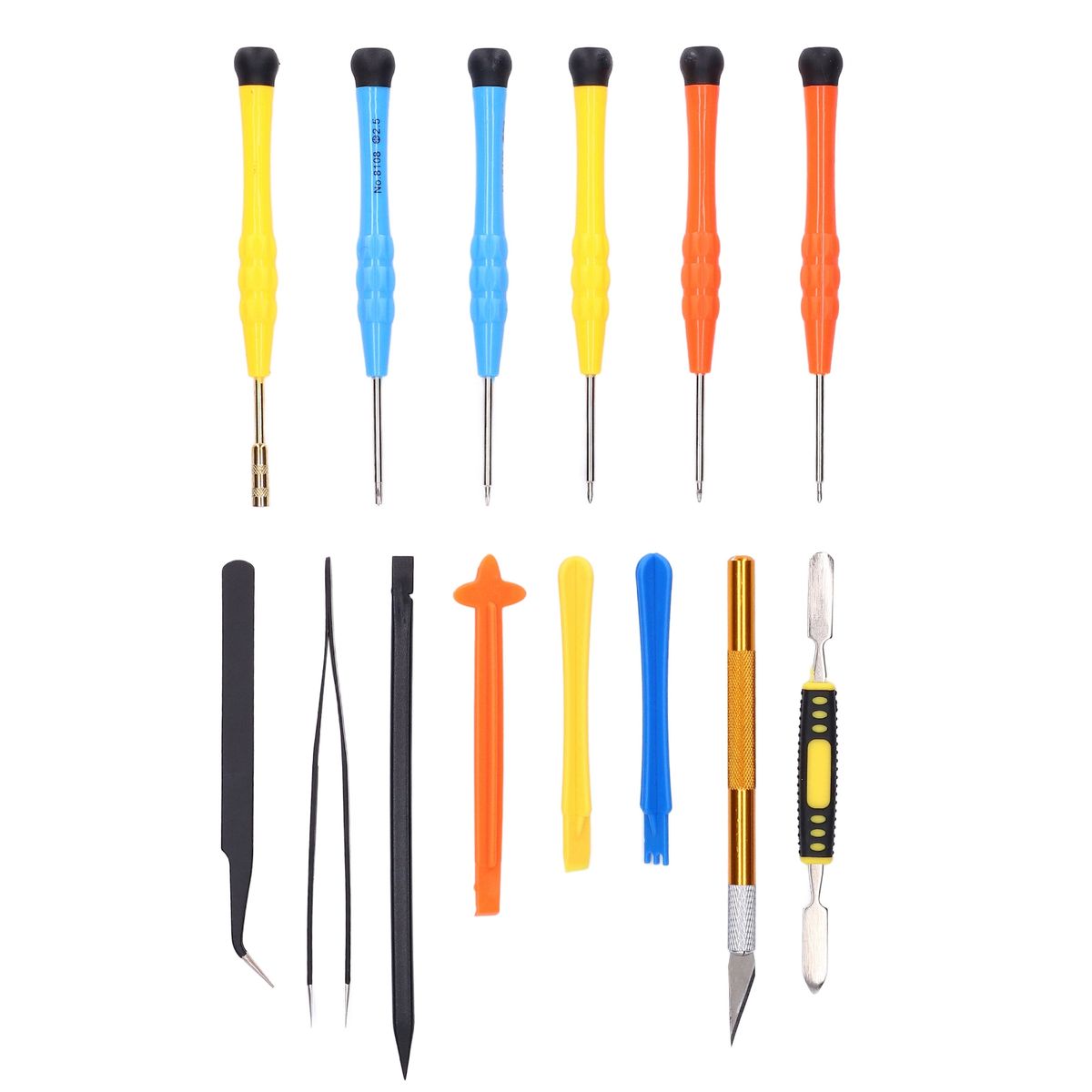 Phone Repair Tools Kit ABS Alloy Steel 14 In 1 Screwdriver