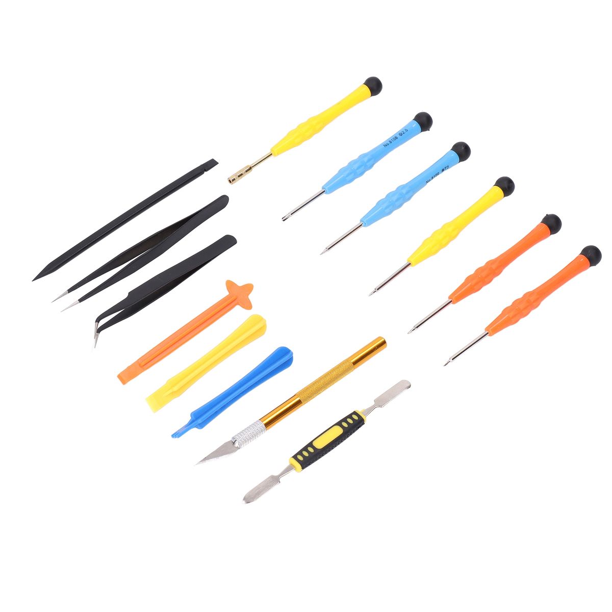 Phone Repair Tools Kit ABS Alloy Steel 14 In 1 Screwdriver