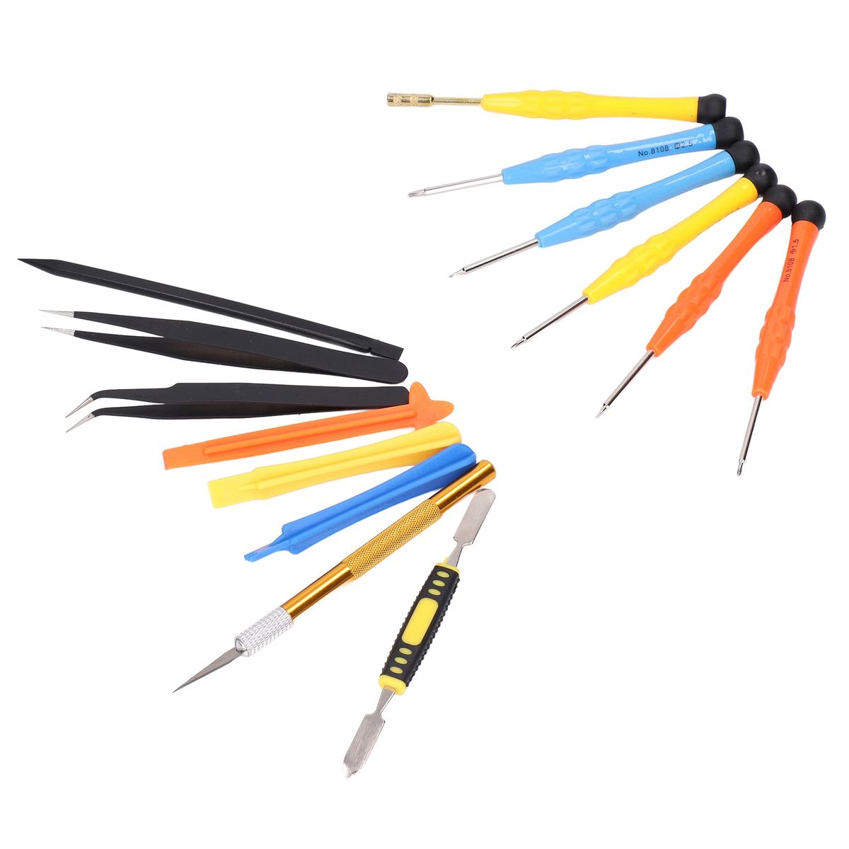 Phone Repair Tools Kit ABS Alloy Steel 14 In 1 Screwdriver
