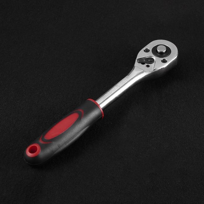 1/2 3/8 1/4 In H Rat Het Wren H 24 Teeth Torque Wren H Qui K Release Wren H-silver&red-3/8 Inch