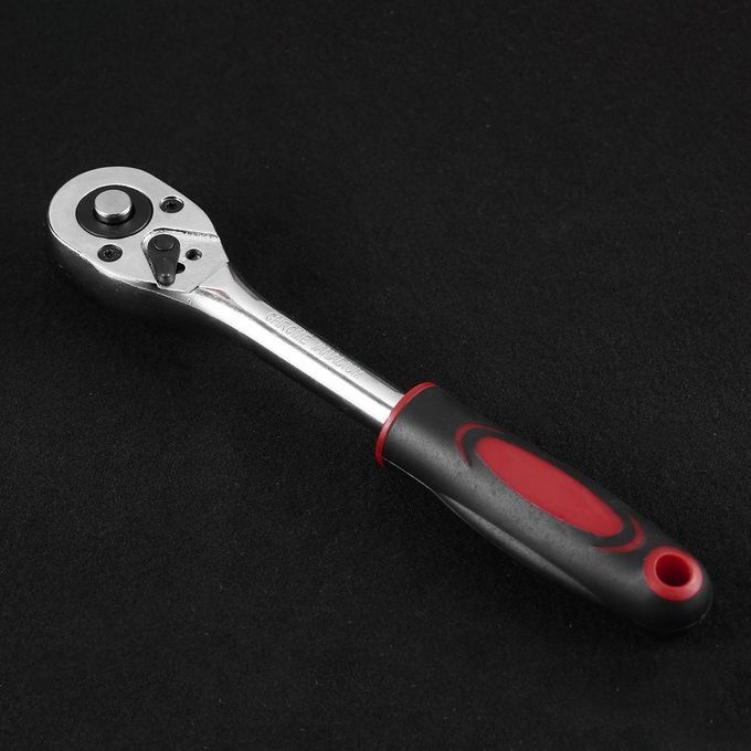 1/2 3/8 1/4 In H Rat Het Wren H 24 Teeth Torque Wren H Qui K Release Wren H-silver&red-3/8 Inch