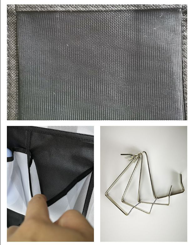 16 Frame Non-woven Hanging Bag Behind Door Shoe Storage Bag