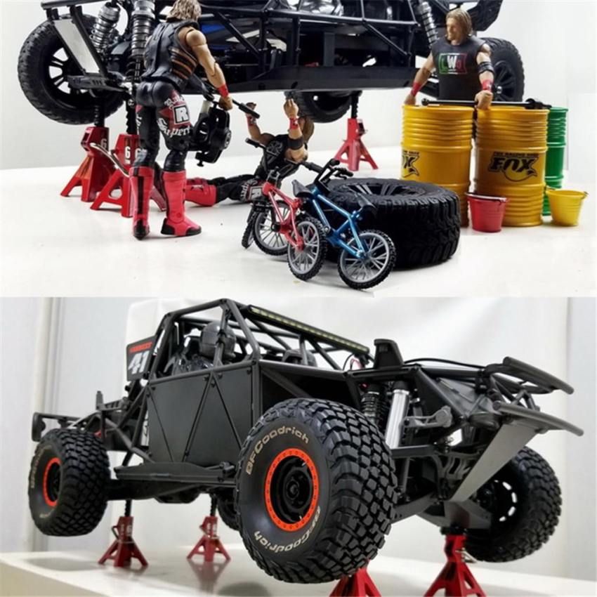 2Pieces Jack Stand 6Ton 1/10 1/7 RC Crawler Truck Car Tamiya