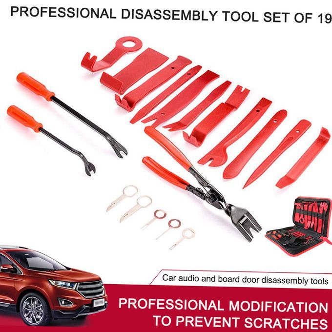 Vislone 19Pcs Trim Removal Tool Kit Auto Car Audio Radio