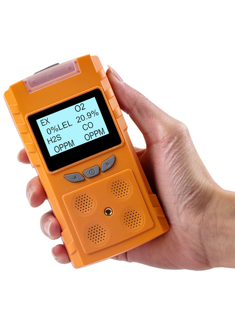 PLT850 4 In 1 Portable Gas Leak Detector Smart Sensor Home USB LCD Display EX H2S CO O2 Outdoor Indoor Air Quality Analyzer