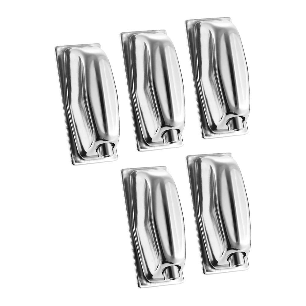Single-end Rectangular Snare Drum Lug Claw Hooks  Ear Drum Set Parts Accessories Replacement, 5pcs/Pack