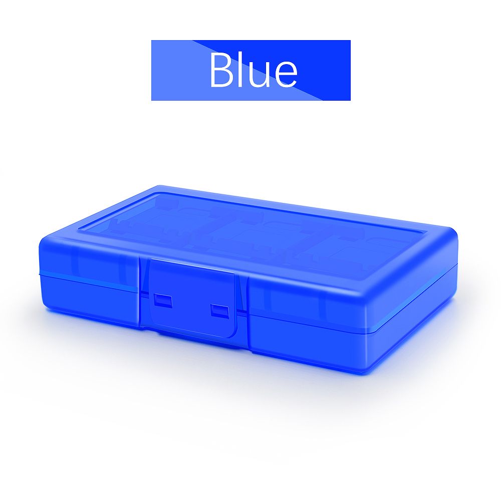 Game Card Storage Holder Case For Nintend Switch And Lite 24 Cartridge Slots Game Card Storage Box For Micro SD Memory Cards