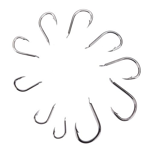 ISE 500 PCS Mixed Size Fish Barbed Hook Hooks