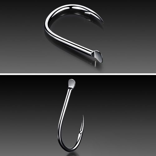 ISE 500 PCS Mixed Size Fish Barbed Hook Hooks