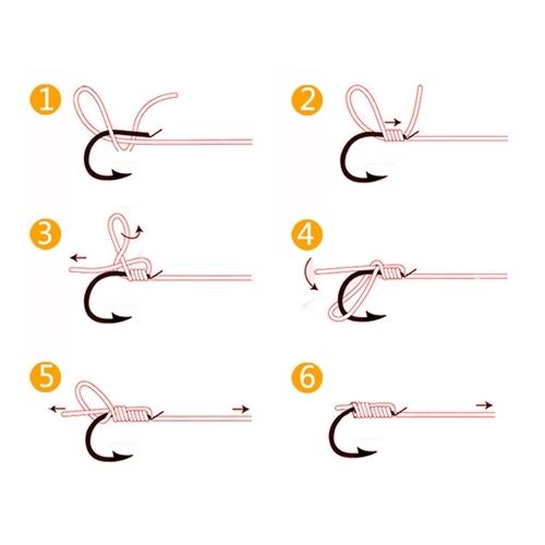 ISE 500 PCS Mixed Size Fish Barbed Hook Hooks