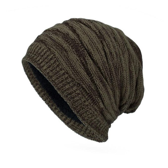 Winter Men Women Beanies Solid Color Unisex Plain-Wine Red