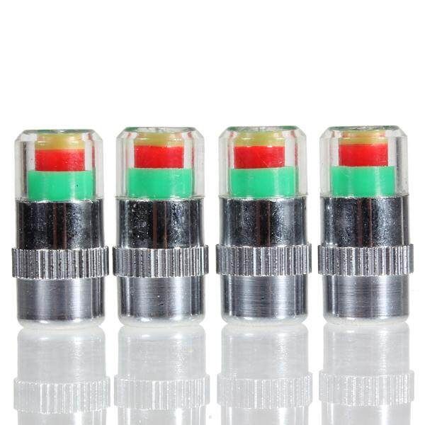 Car Auto Tire Indicator Alert Valve Stem Cap Sensor 36PSI 4pcs