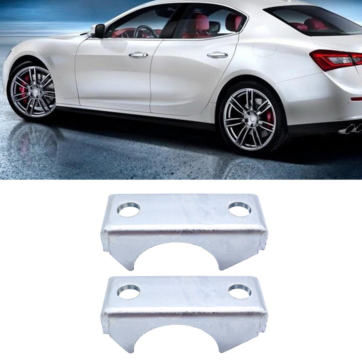 1 Pair Weld-on Trailing Arm Axle Seats Fit For Replace Accessories