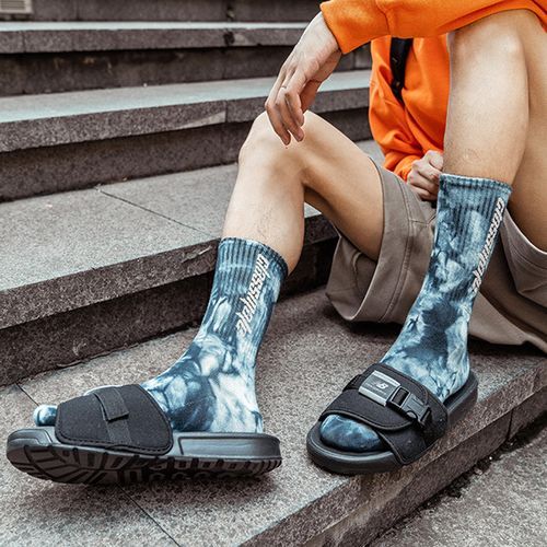 Women Men's Casual Street Socks,Basketball Hip-Hop Sports Socks（5 Pairs）