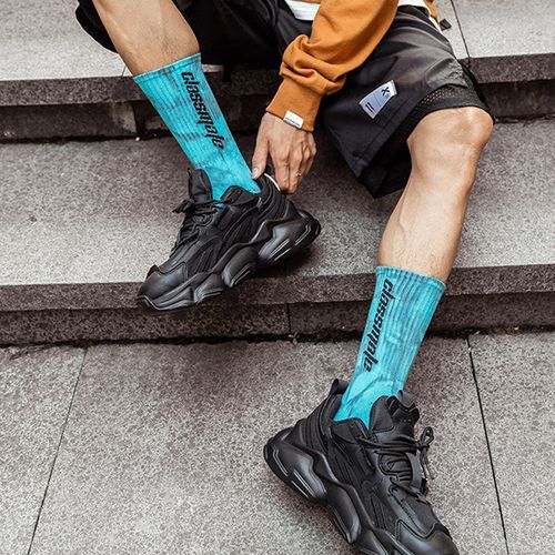 Women Men's Casual Street Socks,Basketball Hip-Hop Sports Socks（5 Pairs）