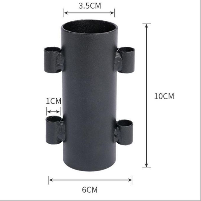 Metal Solid Canopy Pole Holder Sunshade Rod Support Stand Locking Pipe