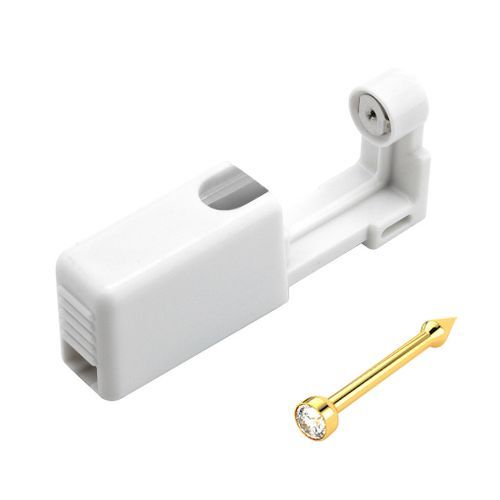 1 Pc Disposable Painless Ear Piercing Nose Studs Piercing Gun Healthy Sterile Puncture Tool For Earrings Ear Piercing Gun DOU