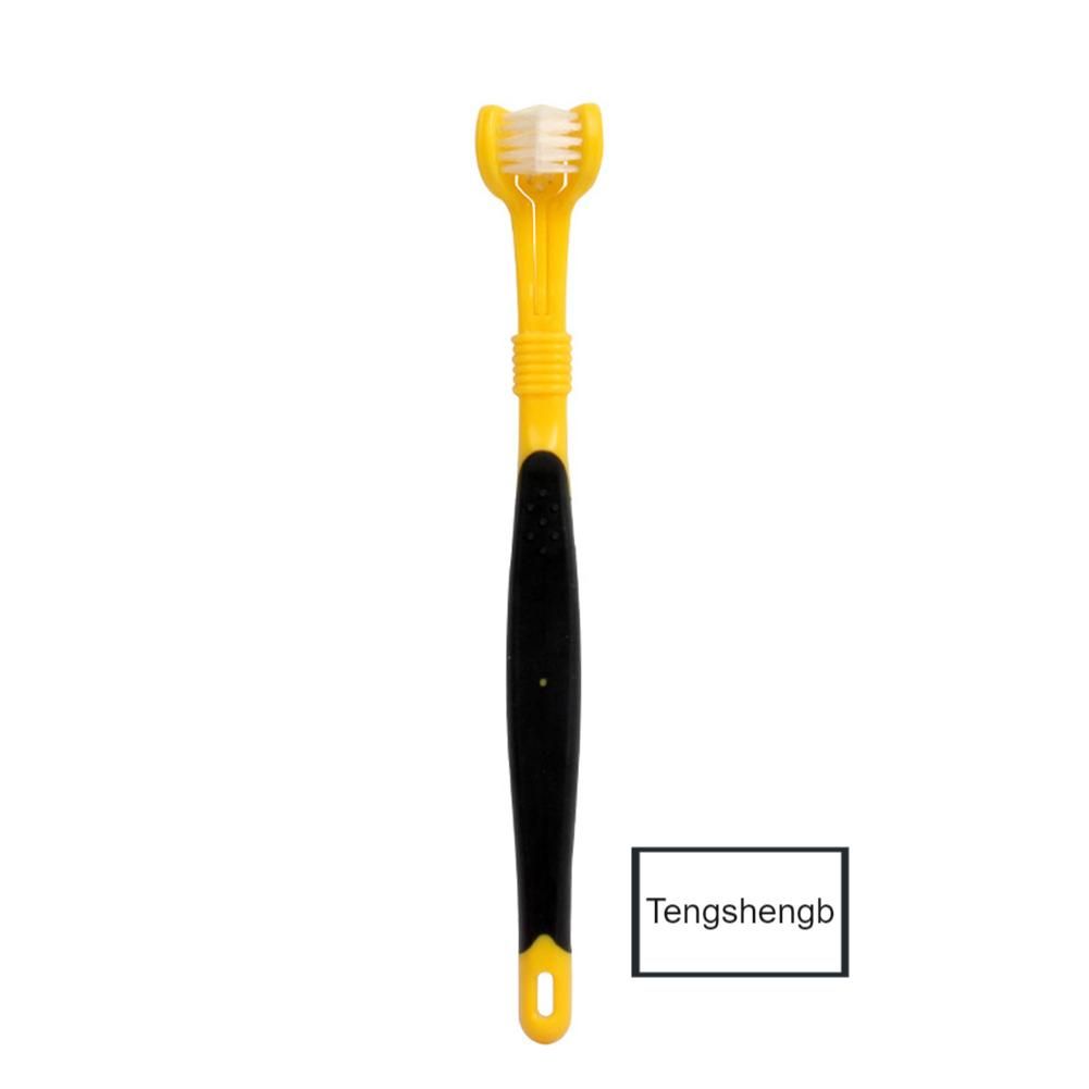 Three-Sided Pet Toothbrush Multi-angle Dog Cat Toothbrush