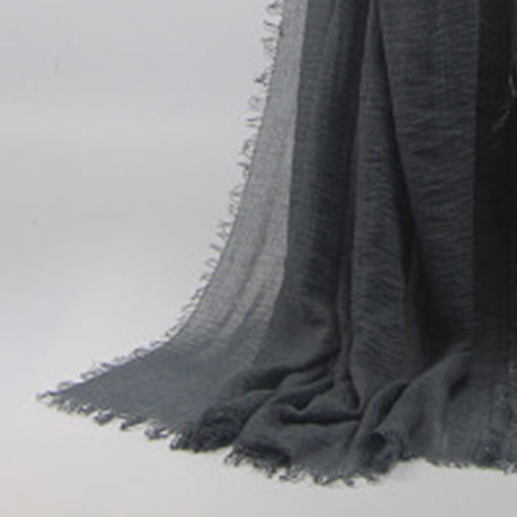 Soft Long Scarf Plain Hijab Shawl Muslim  Turban Head Scarf Neck Gray