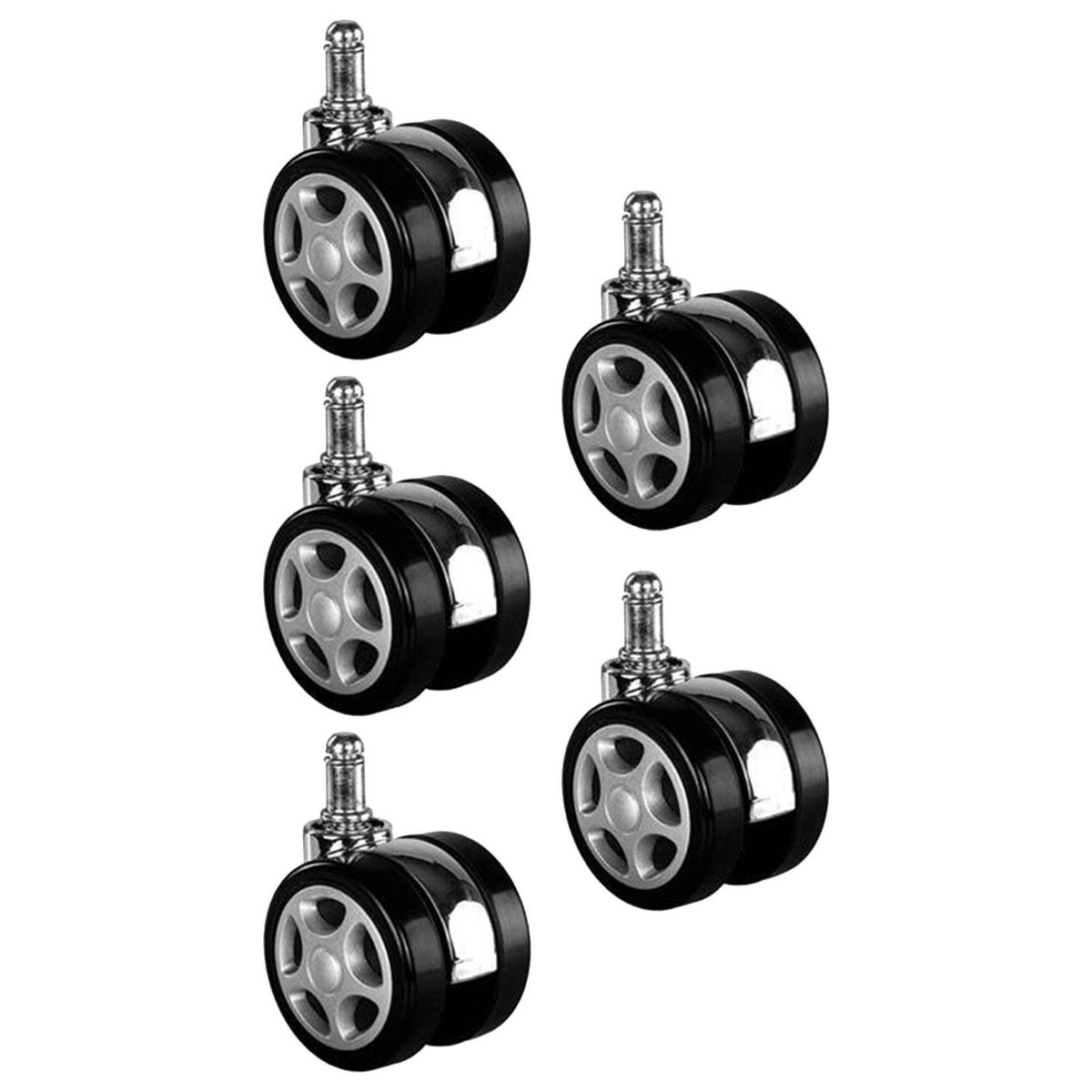 5x Office Chair Wheels Computer Desk Chair Wheels For