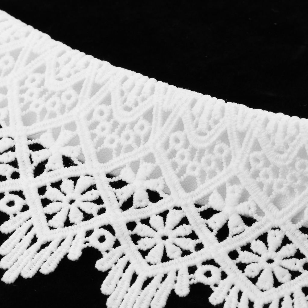 Womens Lace  Collar Detachable Half Shirt Blouse False White