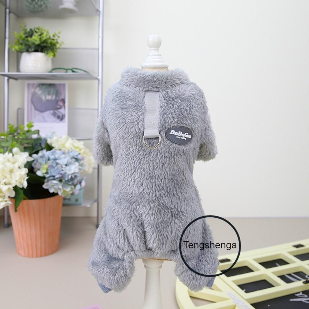 Fleeces Pet Fleeces Jumpsuit With Pull Rings Skin-Friendly