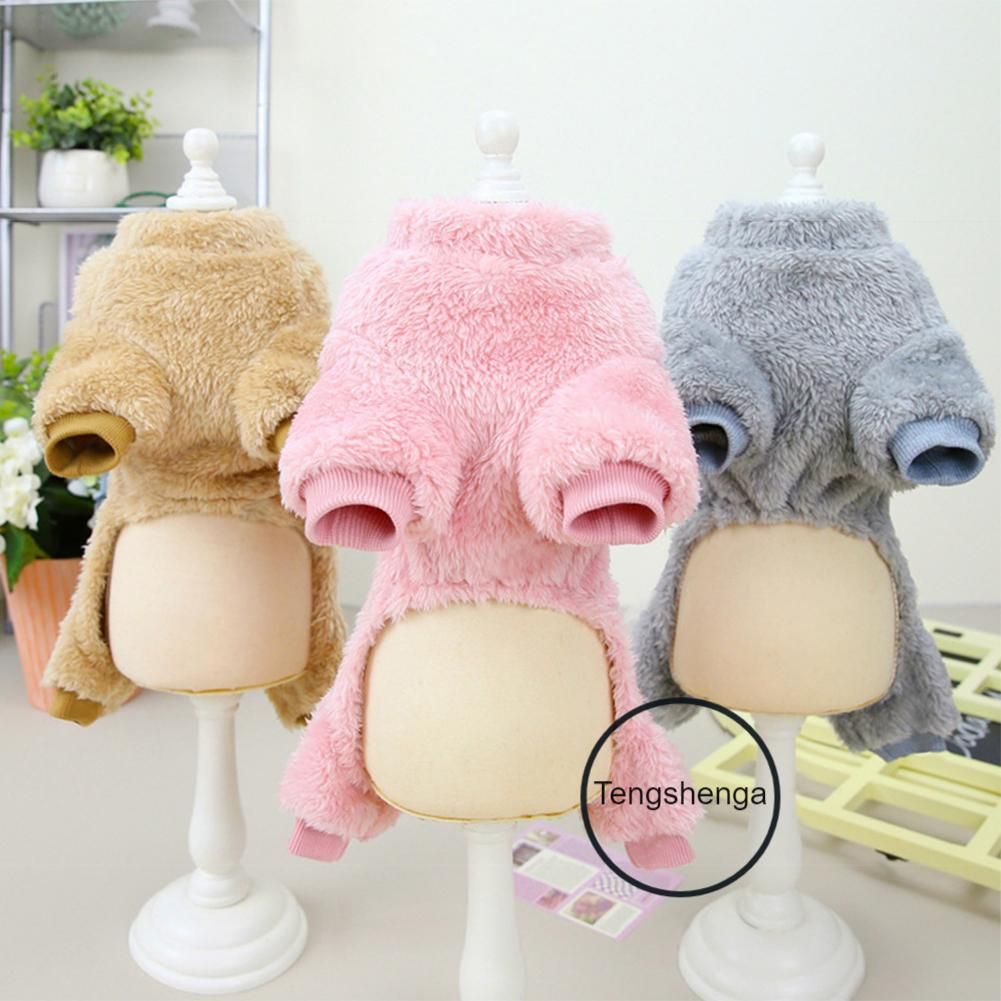 Fleeces Pet Fleeces Jumpsuit With Pull Rings Skin-Friendly