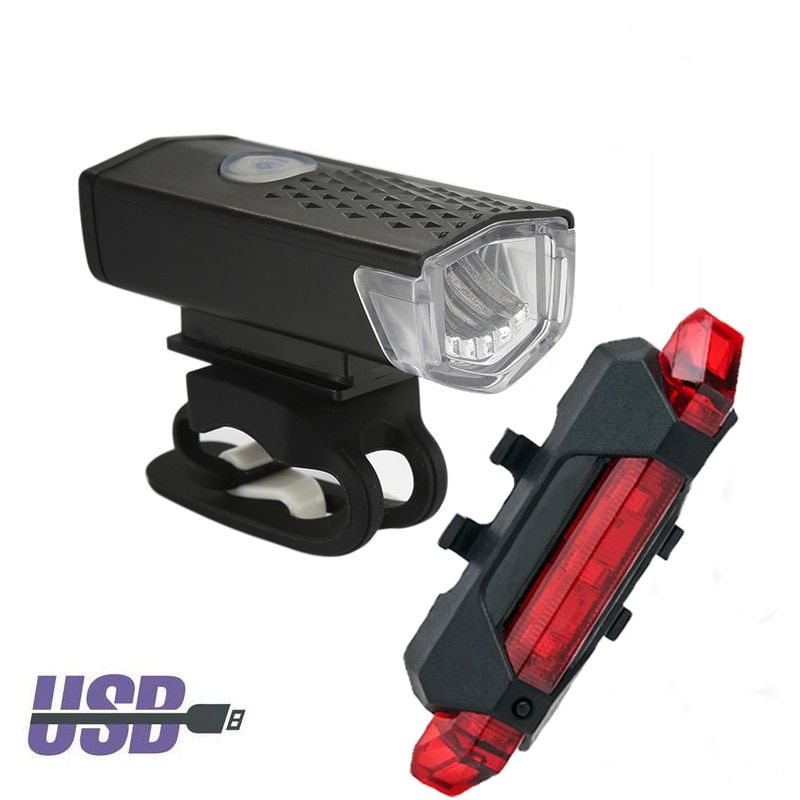 Bycicle Turn Signal USB Recharge Bike Light MTB Bicycle Front Rear Taillight Cycling Warning Light Waterproof Bike Accessories--SUIT 01
