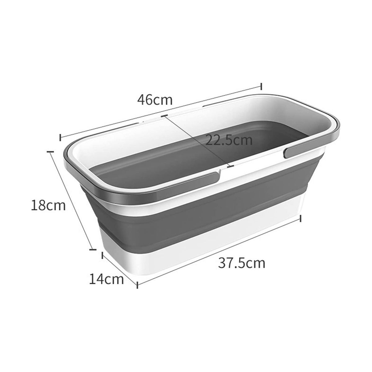 Portable Foldable Bucket Solid Basin Tourism Outdoor Clean Bucket Fishing Promotion Camping Car Wash Mop Folding Bucket