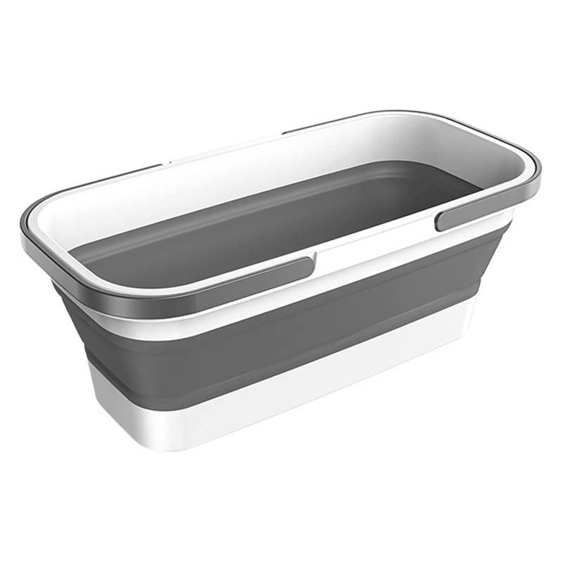 Portable Foldable Bucket Solid Basin Tourism Outdoor Clean Bucket Fishing Promotion Camping Car Wash Mop Folding Bucket