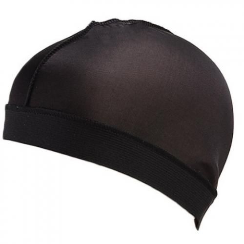 Premium Silk Wave Cap-Black