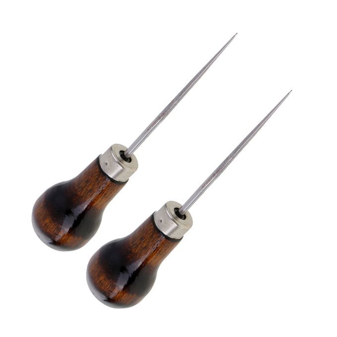 2Pcs LEATHERSEWING CRAFT AWL Hand Stitching Stitcher Canvas Hole