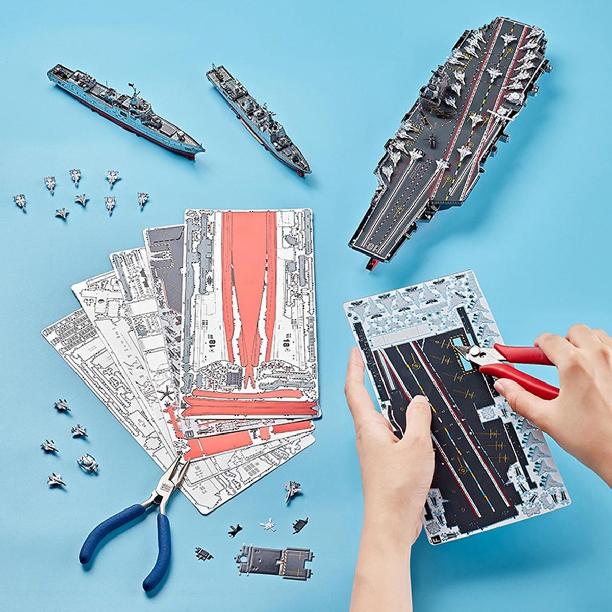 1:1000 Scale  Model Kits Scene Decoration
