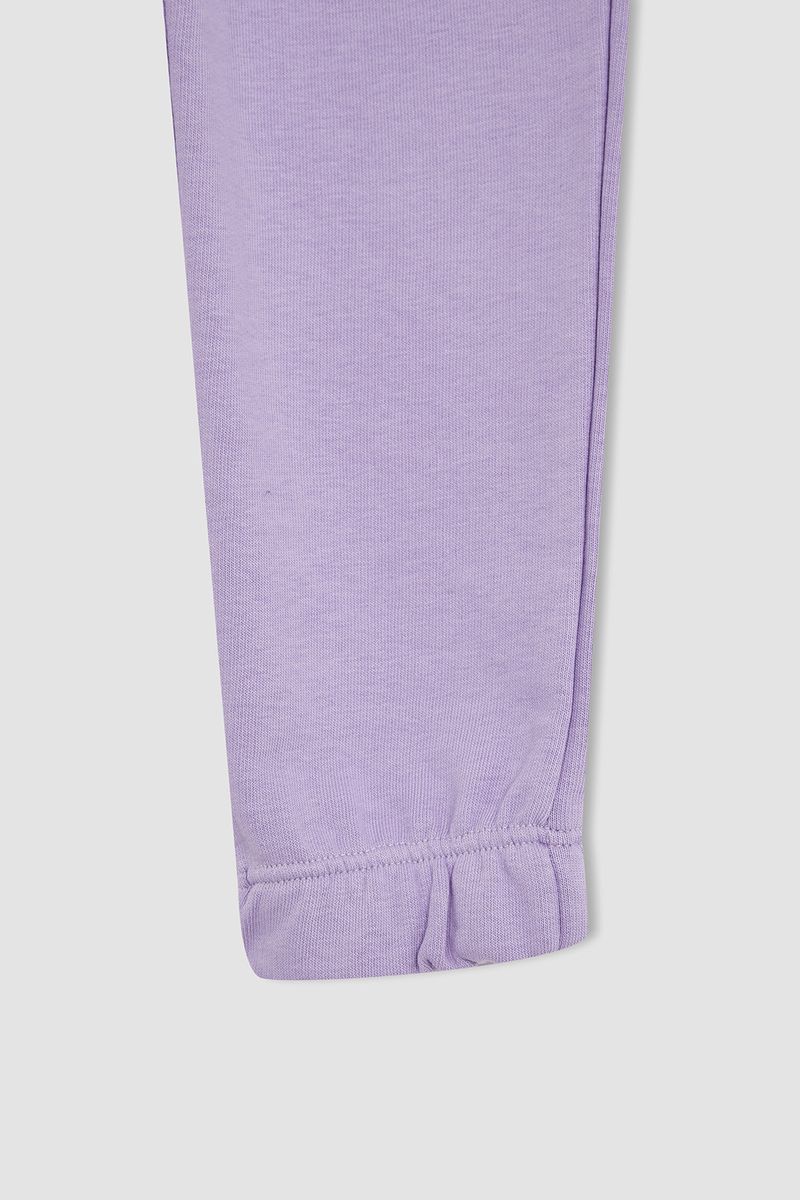 Girl - Regular Fit Knitted Bottom Trousers - Purple