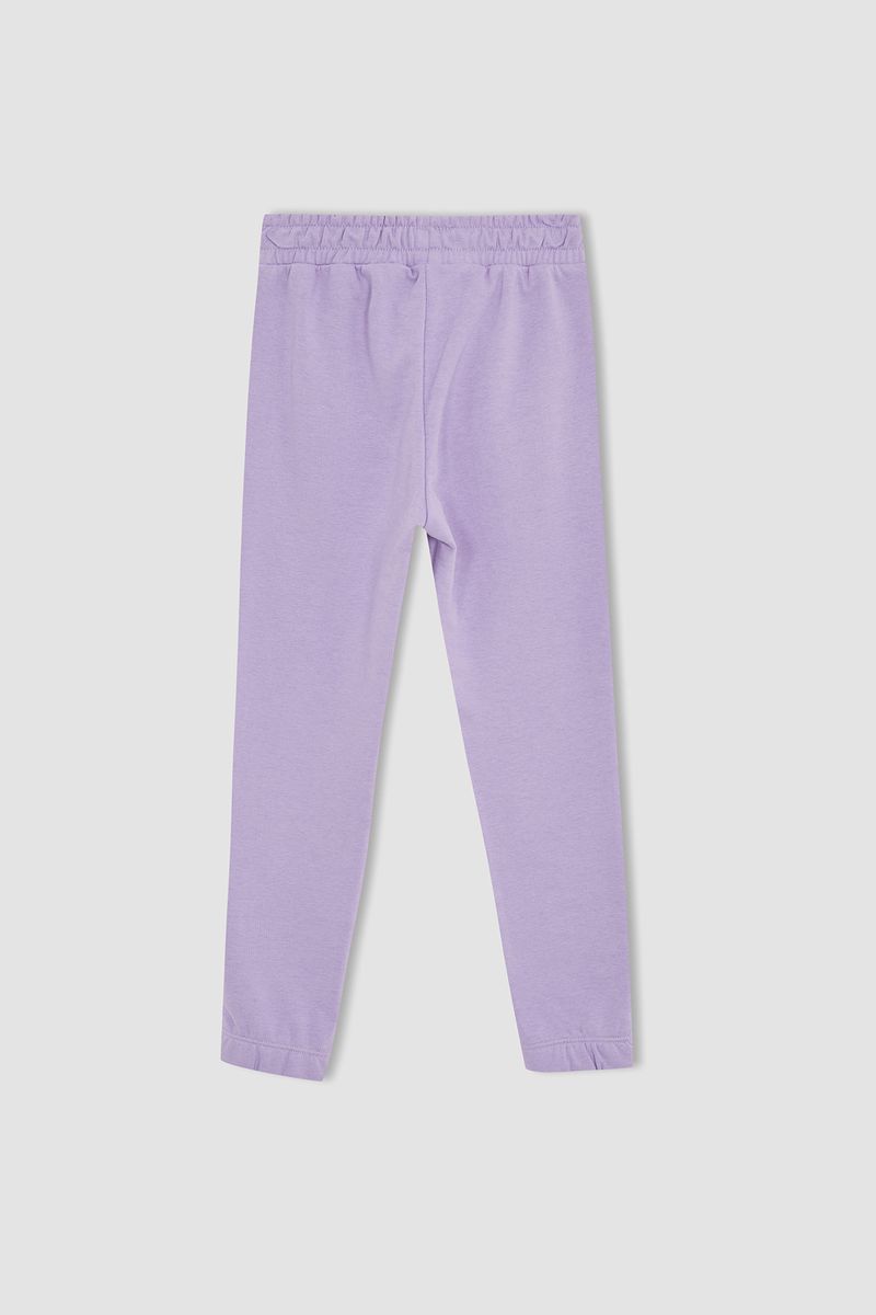 Girl - Regular Fit Knitted Bottom Trousers - Purple