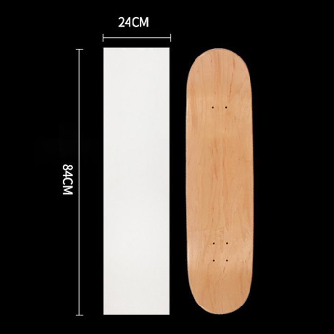 84x24cm Skateboard Grip Tape Transparent Longboard Griptape For Stairs