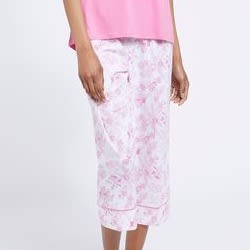 Knit Cropped Pyjamas- Pink
