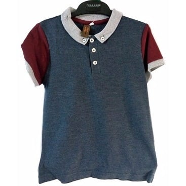 Color Block Polo Shirt