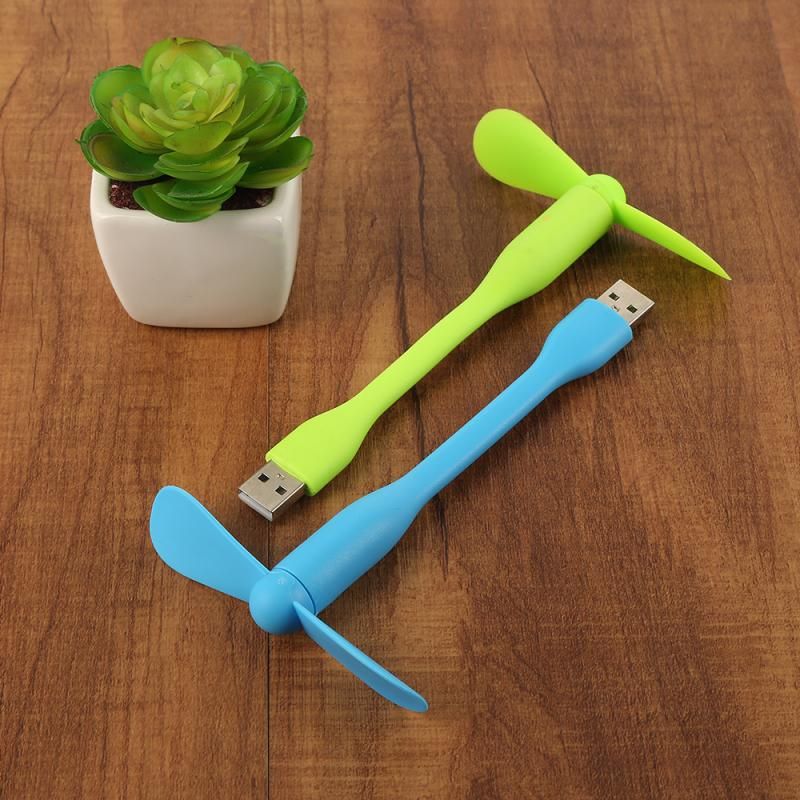 Fan USB And PC Power Portable Flexible Desktop Laptop Cooling Mini Fan 1PC Consumption Power Radiator Removable Low Mini Small