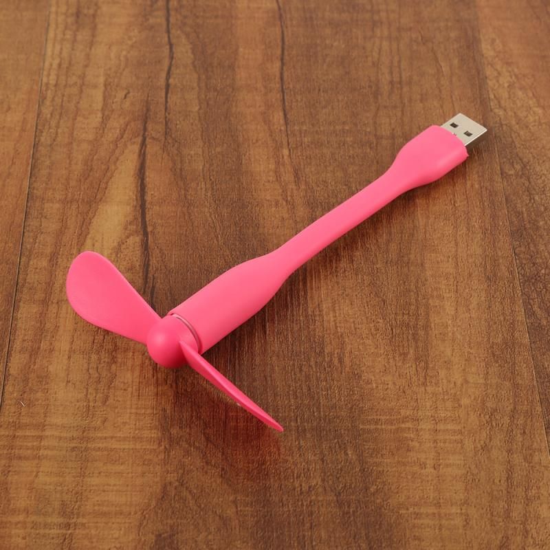Fan USB And PC Power Portable Flexible Desktop Laptop Cooling Mini Fan 1PC Consumption Power Radiator Removable Low Mini Small