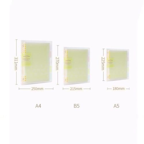 Loose-leaf Notebook Rainbow Cookie Daily Plan Personal Diary Notebook-B5(Pink)