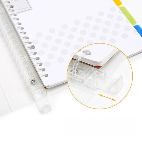 Loose-leaf Notebook Rainbow Cookie Daily Plan Personal Diary Notebook-B5(Pink)