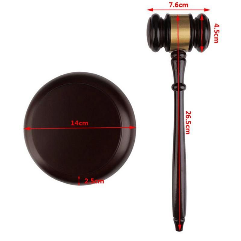 Solid wood hammer judge hammer auction hammer script reasoning society judge hammer law mallet law hammer wooden hammer children catch week hammer Hammer + base (exquisite)