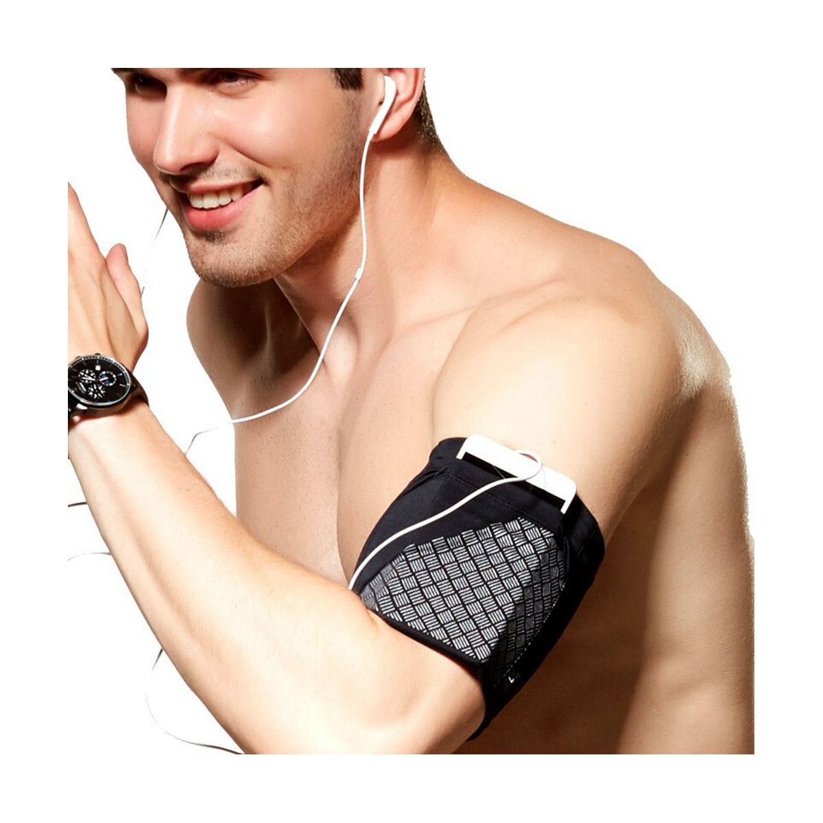Men and Women Running Elastic Band Phone Arm Bag Fitness